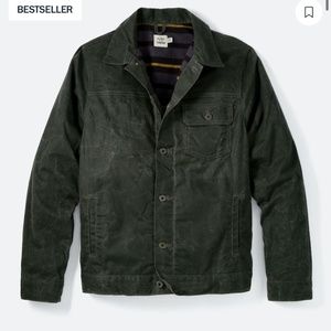 Huckberry Flint and Tinder-flannel lined wax trucker jacket